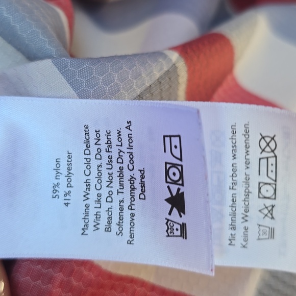 Eddie Bauer Plaid Lightweight Long Sleeve Shirt Red Blue Gray Medium M - Picture 6 of 8